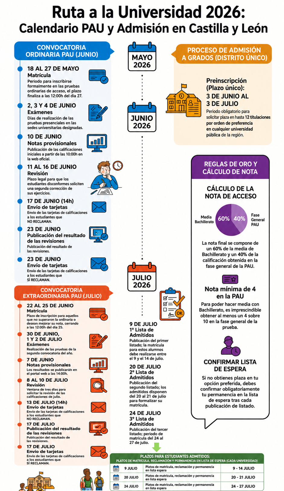 Infografía de Bachillerato-PAU